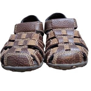 Smart fit Leather Toddler gladiator sandals